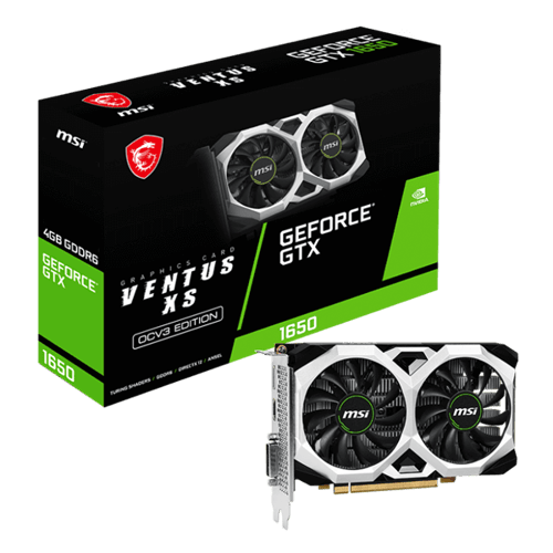MSI GTX 1650 D6 Ventus XS OCV3 4GB Graphics Card